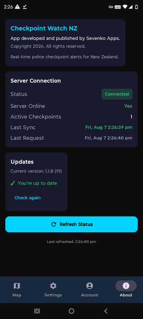 Status and connection